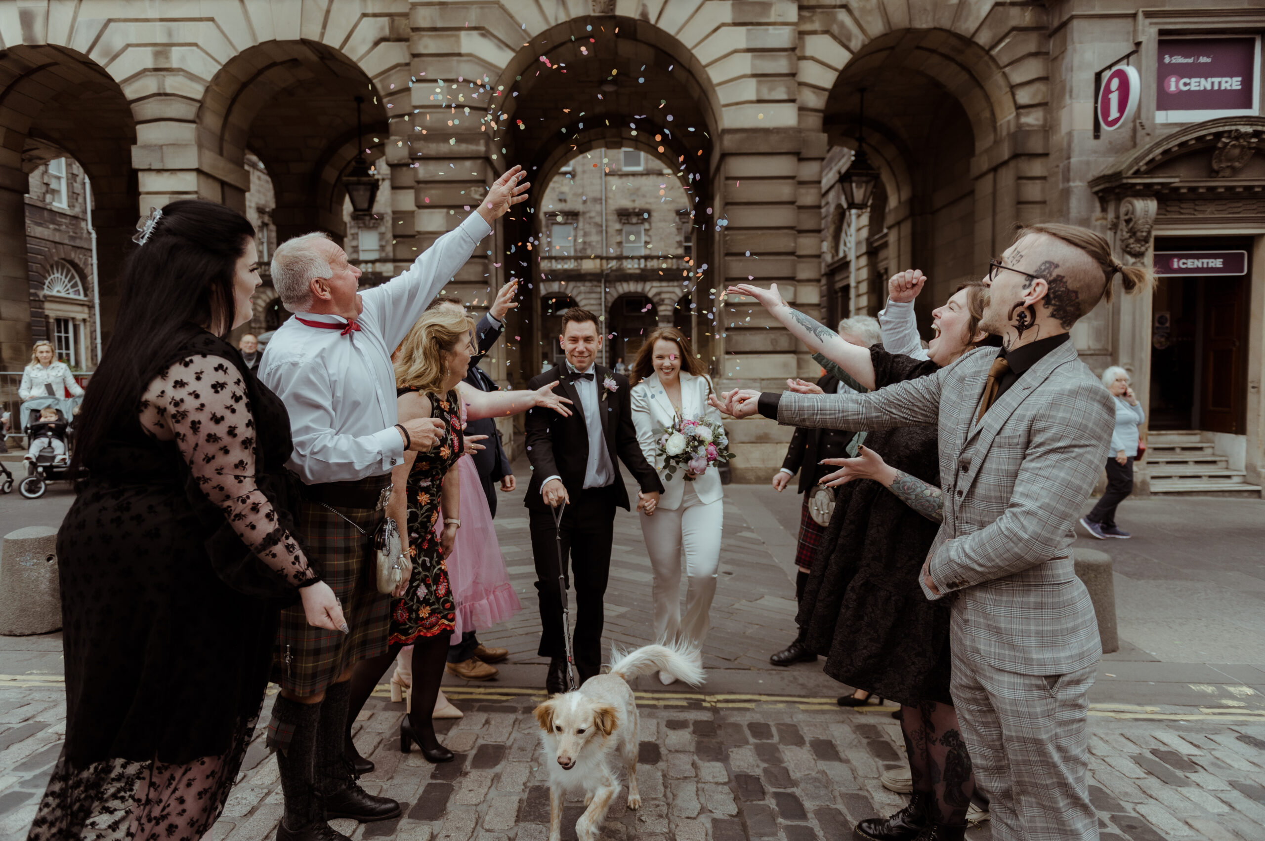 Cat and Arran Edinburgh Intimate Wedding