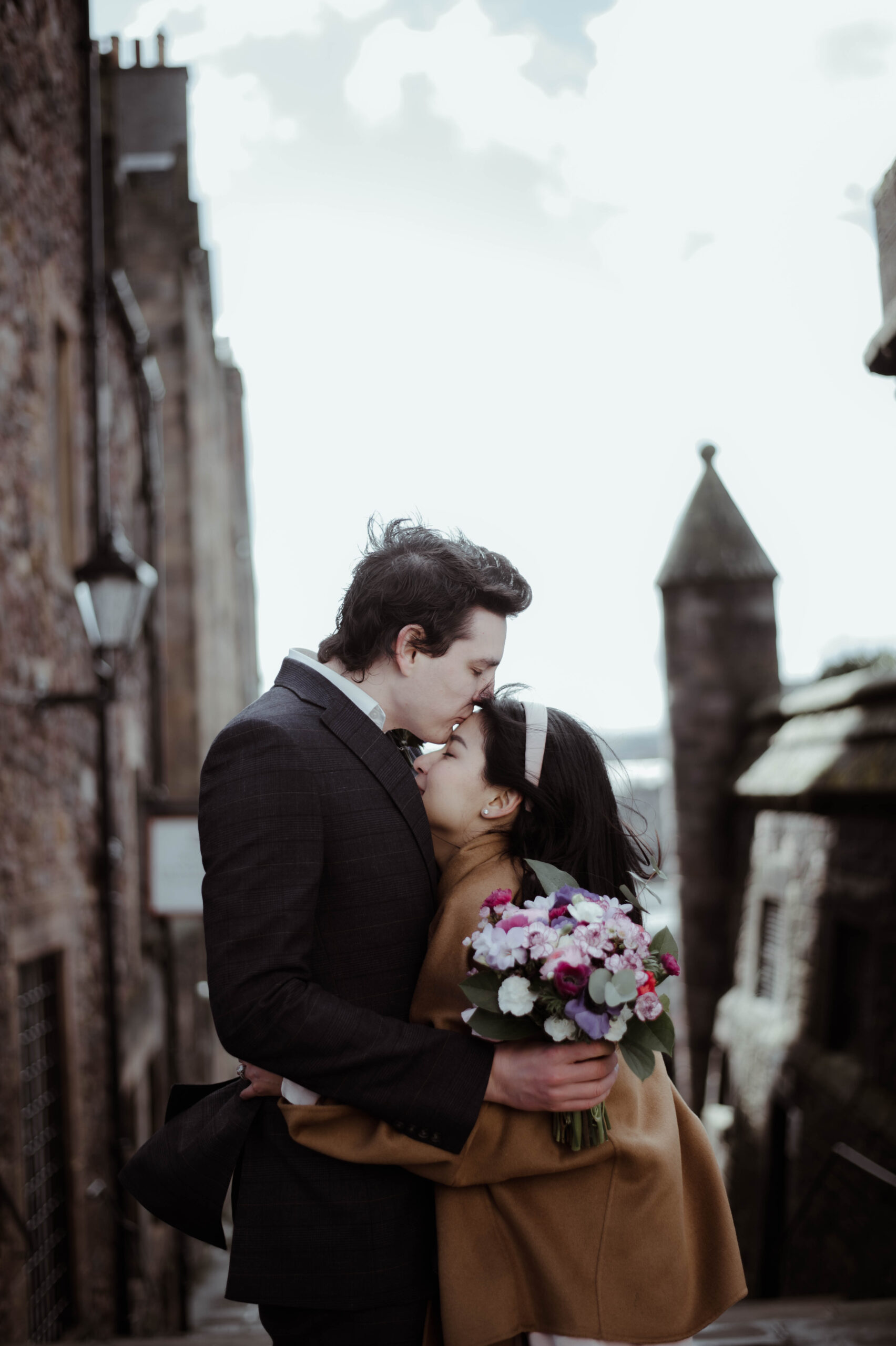 Panit & Will Edinburgh Old Town Intimate Wedding